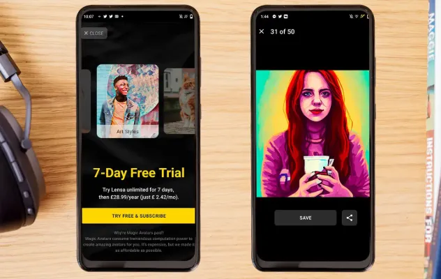 Set Up Lensa AI Account